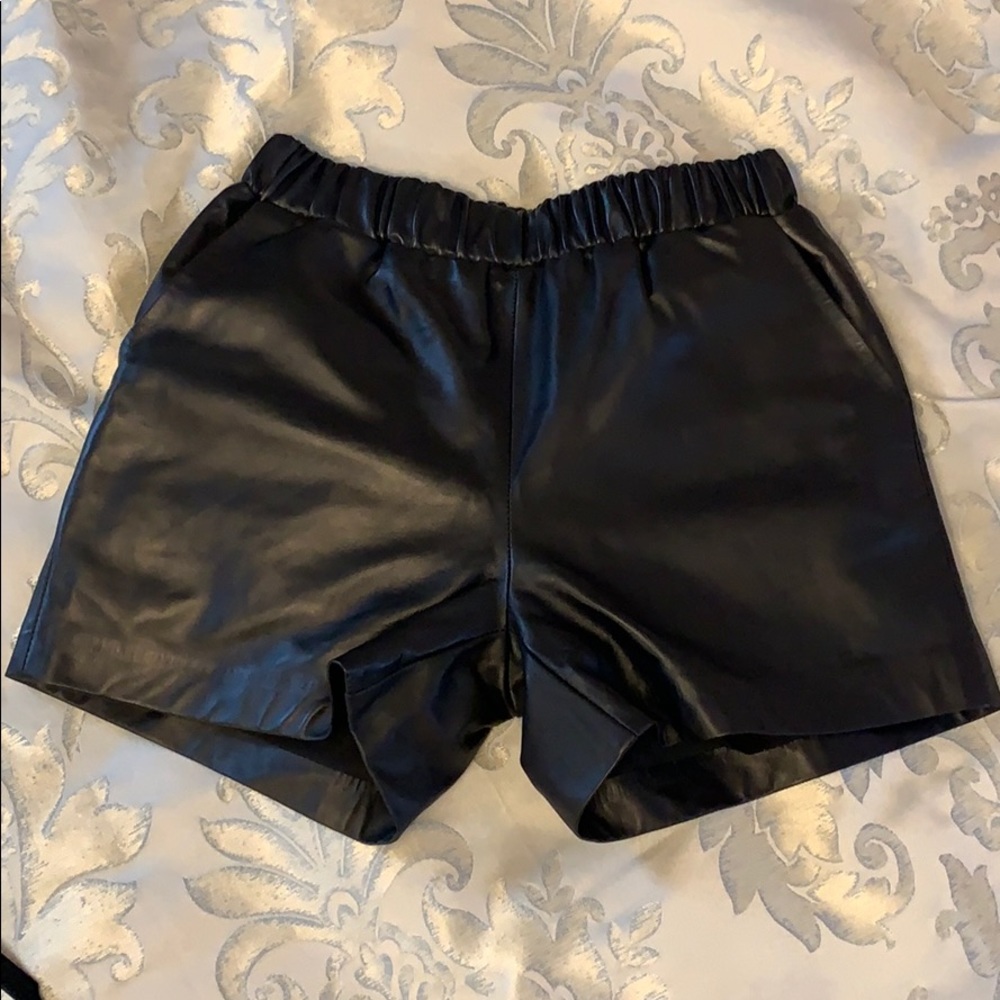 Leather shorts new